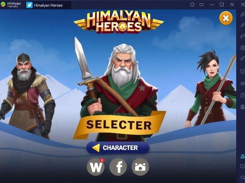 Himalayan Heroes Character Selection
